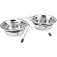 Nobby Double Bowl Stainless Steel Silent Diner, 11 cm, 0.25 Litre Nobby Double Bowl Stainless Steel Silent Diner, 11 cm, 0.25 Litre