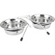 Nobby Double Bowl Stainless Steel Silent Diner, 13 cm, 0.50 Litre Nobby Double Bowl Stainless Steel Silent Diner, 13 cm, 0.50 Litre