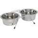 Nobby Double Diner Chrome with 2 Bowls, 0.35 Litre, 13 cm Nobby Double Diner Chrome with 2 Bowls, 0.35 Litre, 13 cm