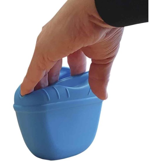 Nobby Silicone Snack Bag Rio Grey 12.5 x 4 x 10.5 cm Nobby Silicone Snack Bag Rio Grey 12.5 x 4 x 10.5 cm