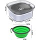 Norhogo 2L Anti-drip Dog Water Bowl, Floating Dog Water Bowl, Cat Bowls, Slow Dog Water Bowl, Anti-Overflow Visible Water Dispenser for Pets, Grey Norhogo 2L Anti-drip Dog Water Bowl, Floating Dog Water Bowl, Cat Bowls, Slow Dog Water Bowl, Anti-Overflow Visible Water Dispenser for Pets, Grey