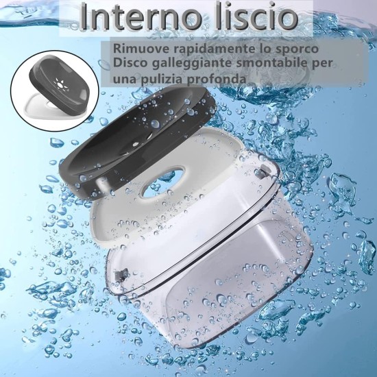 Norhogo 2L Anti-drip Dog Water Bowl, Floating Dog Water Bowl, Cat Bowls, Slow Dog Water Bowl, Anti-Overflow Visible Water Dispenser for Pets, Grey Norhogo 2L Anti-drip Dog Water Bowl, Floating Dog Water Bowl, Cat Bowls, Slow Dog Water Bowl, Anti-Overflow Visible Water Dispenser for Pets, Grey