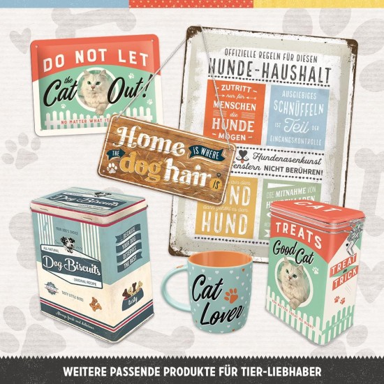 Nostalgic-Art Retro Treat Tin, 6 x 9.5 x 2 cm, Good Boy Treats - Gift Idea for Dog Owners, Dog Treat Tin, Vintage Design Nostalgic-Art Retro Treat Tin, 6 x 9.5 x 2 cm, Good Boy Treats - Gift Idea for Dog Owners, Dog Treat Tin, Vintage Design