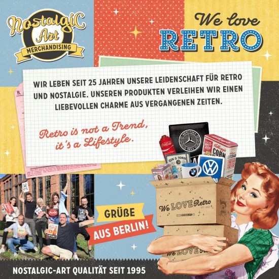Nostalgic-Art Retro Treat Tin, 6 x 9.5 x 2 cm, Good Boy Treats - Gift Idea for Dog Owners, Dog Treat Tin, Vintage Design Nostalgic-Art Retro Treat Tin, 6 x 9.5 x 2 cm, Good Boy Treats - Gift Idea for Dog Owners, Dog Treat Tin, Vintage Design
