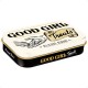 Nostalgic-Art Retro Treat Tin, 6 x 9.5 x 2 cm, Good Girl Treats - Gift Idea for Dog Owners, Dog Treat Tin, Vintage Design