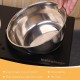 Nothing Burger Raised Dog Bowls for Large Dogs, Dog Bowl with Stand, Bamboo with 2 Stainless Steel Bowls (Grey) Nothing Burger Raised Dog Bowls for Large Dogs, Dog Bowl with Stand, Bamboo with 2 Stainless Steel Bowls (Grey)