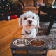 Nothing Burger Raised Dog Bowls for Large Dogs, Dog Bowl with Stand, Bamboo with 2 Stainless Steel Bowls (Grey) Nothing Burger Raised Dog Bowls for Large Dogs, Dog Bowl with Stand, Bamboo with 2 Stainless Steel Bowls (Grey)