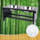 Nothing Burger Raised Dog Bowls for Large Dogs, Dog Bowl with Stand, Bamboo with 2 Stainless Steel Bowls (Grey) Nothing Burger Raised Dog Bowls for Large Dogs, Dog Bowl with Stand, Bamboo with 2 Stainless Steel Bowls (Grey)
