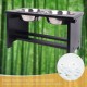 Nothing Burger Raised Dog Bowls for Large Dogs, Dog Bowl with Stand, Bamboo with 2 Stainless Steel Bowls (Grey) Nothing Burger Raised Dog Bowls for Large Dogs, Dog Bowl with Stand, Bamboo with 2 Stainless Steel Bowls (Grey)