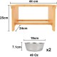 Nothing Burger Raised Dog Bowls for Large Dogs, Dog Bowl with Stand, Bamboo with 2 Stainless Steel Bowls (Grey) Nothing Burger Raised Dog Bowls for Large Dogs, Dog Bowl with Stand, Bamboo with 2 Stainless Steel Bowls (Grey)