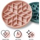 OHMO Anti-sling dog bowl, anti-slinging bowl dogs for cats puppies, healthy eating, stops bloating, non-slip, environmentally friendly silicone (coral) OHMO Anti-sling dog bowl, anti-slinging bowl dogs for cats puppies, healthy eating, stops bloating, non-slip, environmentally friendly silicone (coral)
