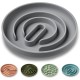 OHMO Anti-sling dog bowl, anti-slinging bowl dogs for cats puppies, healthy eating, stops bloating, non-slip, environmentally friendly silicone (slate grey) OHMO Anti-sling dog bowl, anti-slinging bowl dogs for cats puppies, healthy eating, stops bloating, non-slip, environmentally friendly silicone (slate grey)