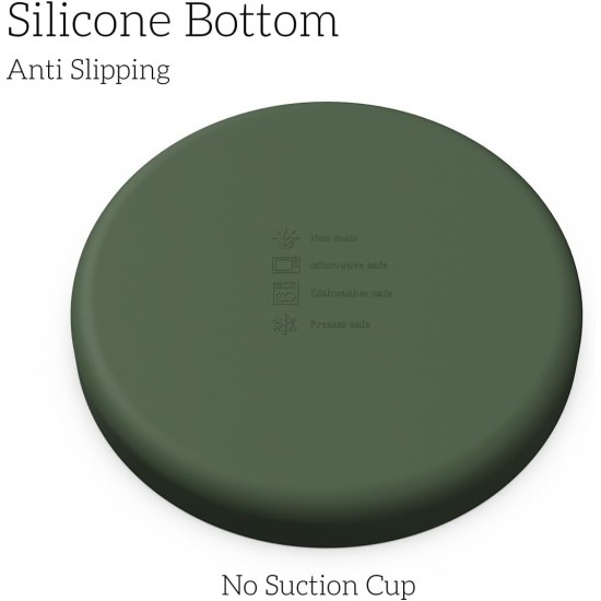 OHMO Anti-sling dog bowl, anti-slinging bowl dogs for cats puppies, healthy eating, stops bloating, non-slip, environmentally friendly silicone (slate grey) OHMO Anti-sling dog bowl, anti-slinging bowl dogs for cats puppies, healthy eating, stops bloating, non-slip, environmentally friendly silicone (slate grey)