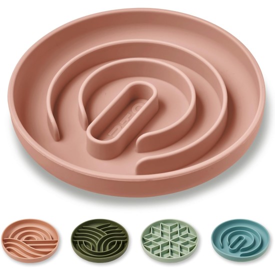 OHMO Anti-sling dog bowl, anti-slinging bowl dogs for cats puppies, healthy eating, stops bloating, non-slip, environmentally friendly silicone (slate grey) OHMO Anti-sling dog bowl, anti-slinging bowl dogs for cats puppies, healthy eating, stops bloating, non-slip, environmentally friendly silicone (slate grey)