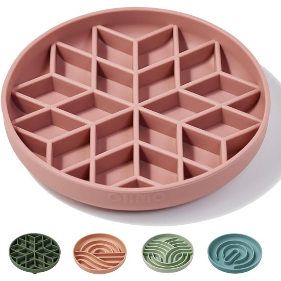 OHMO Anti-sling dog bowl, anti-slinging bowl dogs for cats puppies, healthy eating, stops bloating, non-slip, environmentally friendly silicone (slate grey) OHMO Anti-sling dog bowl, anti-slinging bowl dogs for cats puppies, healthy eating, stops bloating, non-slip, environmentally friendly silicone (slate grey)