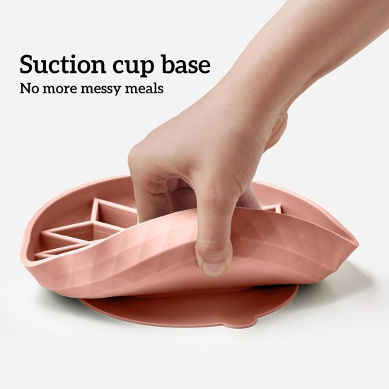 OHMO Anti-sling dog bowl, anti-slinging bowl dogs for cats puppies, healthy eating, stops bloating, non-slip, environmentally friendly silicone (slate grey) OHMO Anti-sling dog bowl, anti-slinging bowl dogs for cats puppies, healthy eating, stops bloating, non-slip, environmentally friendly silicone (slate grey)