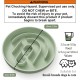 OHMO Anti-sling dog bowl, anti-slinging bowl dogs for cats puppies, healthy eating, stops bloating, non-slip, environmentally friendly silicone (slate grey) OHMO Anti-sling dog bowl, anti-slinging bowl dogs for cats puppies, healthy eating, stops bloating, non-slip, environmentally friendly silicone (slate grey)