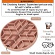 OHMO Anti-sling dog bowl, anti-slinging bowl dogs for cats puppies, healthy eating, stops bloating, non-slip, environmentally friendly silicone (slate grey) OHMO Anti-sling dog bowl, anti-slinging bowl dogs for cats puppies, healthy eating, stops bloating, non-slip, environmentally friendly silicone (slate grey)