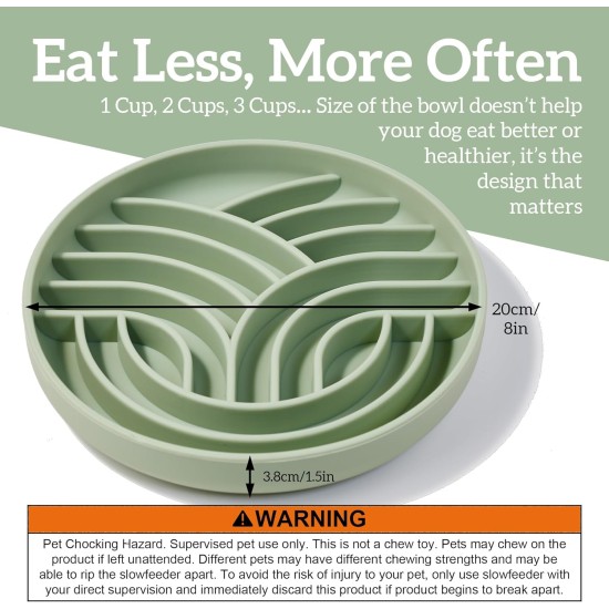 OHMO Anti-sling dog bowl, anti-slinging bowl dogs for cats puppies, healthy eating, stops bloating, non-slip, environmentally friendly silicone (slate grey) OHMO Anti-sling dog bowl, anti-slinging bowl dogs for cats puppies, healthy eating, stops bloating, non-slip, environmentally friendly silicone (slate grey)