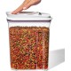OXO Good Grips Pet POP Container - 4.2L with Scoop | Ideal for up to 4 lbs Dog Food or 4 lbs Cat Food | Airtight Storage Container | BPA Free OXO Good Grips Pet POP Container - 4.2L with Scoop | Ideal for up to 4 lbs Dog Food or 4 lbs Cat Food | Airtight Storage Container | BPA Free