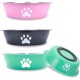OYIWINMI Dog Bowl, Stainless Steel, Small Dogs, Food Bowl and Water Bowl with Non-Slip Silicone Base for Small, Medium Dogs and Cats (860 ml) Pack of 3