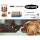 Old Tjikko Automatic Cat Feeder and Water Drinker Set for Small Animals, Dog Bowl, 3.8 L, BPA (Bisphenol A) Free