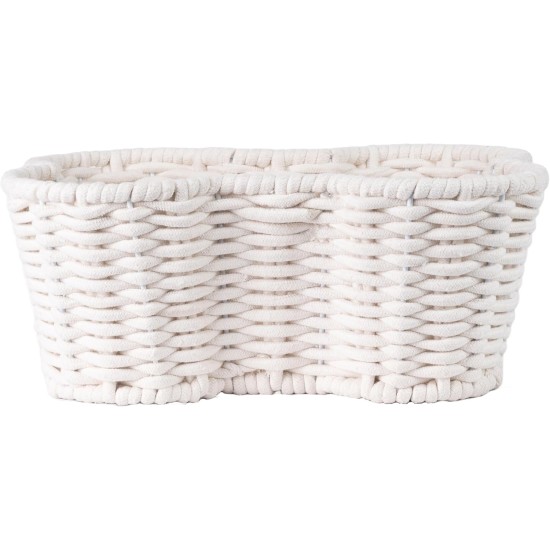 OtterPets Pet Toy Storage - Bone Shaped Basket - Cotton Rope Handmade - Dog Cat Toy Storage OtterPets Pet Toy Storage - Bone Shaped Basket - Cotton Rope Handmade - Dog Cat Toy Storage