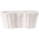 OtterPets Pet Toy Storage - Bone Shaped Basket - Cotton Rope Handmade - Dog Cat Toy Storage