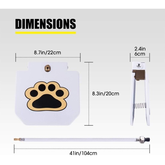 Outdoor Dog Pet Water Sprinkler, Easy Activated, Dog Water Fountain Toy, Paw Activated Drinking, Dog Water Fountain with Hose, Easy to Train Outdoor Dog Pet Water Sprinkler, Easy Activated, Dog Water Fountain Toy, Paw Activated Drinking, Dog Water Fountain with Hose, Easy to Train