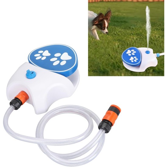 Outdoor Water Fountain for Dogs, Paw Activated Sprinkler for Drinking Training with Hose, Practical for Outdoor Use Outdoor Water Fountain for Dogs, Paw Activated Sprinkler for Drinking Training with Hose, Practical for Outdoor Use