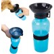 PARENCE - Dog Bottle with Integrated Bowl - Travel and Transport Bottle - Car, Indoor and Outdoor - 0.5 L Water Bottle PARENCE - Dog Bottle with Integrated Bowl - Travel and Transport Bottle - Car, Indoor and Outdoor - 0.5 L Water Bottle