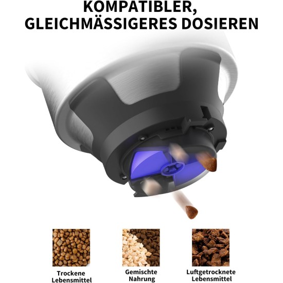 PETKIT Planetary Automatic Feeder, Auto-Rotate Bowl, Programmable Portion Control 5-200 g per Meal & 20s Voice Recorder Intelligent Feeder for Large Dogs Cats 3 L PETKIT Planetary Automatic Feeder, Auto-Rotate Bowl, Programmable Portion Control 5-200 g per Meal & 20s Voice Recorder Intelligent Feeder for Large Dogs Cats 3 L