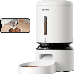 PETLIBRO 5L Automatic Cat Feeder with 1080P Video - 5G WiFi Dog Feeder with App & Night Vision, Sensor for Low Food & Blocking, Motion & Sound Alarm for Pets, 1-10 Meals PETLIBRO 5L Automatic Cat Feeder with 1080P Video - 5G WiFi Dog Feeder with App & Night Vision, Sensor for Low Food & Blocking, Motion & Sound Alarm for Pets, 1-10 Meals