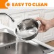 PETTOM Pack of 2 Stainless Steel Dog Bowls (860 ml), Feeding Bowl for Small Dogs and Cats, Stainless Steel with Non-Slip Silicone Base, Drinking Bowl for Dogs and Cats, S - 17.5 cm, Grey PETTOM Pack of 2 Stainless Steel Dog Bowls (860 ml), Feeding Bowl for Small Dogs and Cats, Stainless Steel with Non-Slip Silicone Base, Drinking Bowl for Dogs and Cats, S - 17.5 cm, Grey