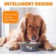 PETTOM Pack of 2 Stainless Steel Dog Bowls (860 ml), Feeding Bowl for Small Dogs and Cats, Stainless Steel with Non-Slip Silicone Base, Drinking Bowl for Dogs and Cats, S - 17.5 cm, Grey PETTOM Pack of 2 Stainless Steel Dog Bowls (860 ml), Feeding Bowl for Small Dogs and Cats, Stainless Steel with Non-Slip Silicone Base, Drinking Bowl for Dogs and Cats, S - 17.5 cm, Grey