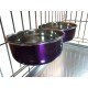 Pair of Dog Bowls for Crates/Cages or Pens, Large, 2.0 Litre, Pink Pair of Dog Bowls for Crates/Cages or Pens, Large, 2.0 Litre, Pink