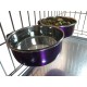Pair of Dog Bowls for Crates/Cages or Pens, Large, 2.0 Litre, Pink Pair of Dog Bowls for Crates/Cages or Pens, Large, 2.0 Litre, Pink