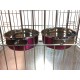 Pair of Dog Bowls for Crates/Cages or Pens, Large, 2.0 Litre, Pink Pair of Dog Bowls for Crates/Cages or Pens, Large, 2.0 Litre, Pink