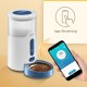 Panasonic CP-JNF01CW Smart Pet Feeder, Automatic Feeder, Cats & Small, Medium Dogs, 2.8 Litres, App Control, Level Monitoring, WiFi, Dishwasher Safe Bowl, Dual Stream, White