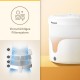 Panasonic CP-JNF01CW Smart Pet Feeder, Automatic Feeder, Cats & Small, Medium Dogs, 2.8 Litres, App Control, Level Monitoring, WiFi, Dishwasher Safe Bowl, Dual Stream, White