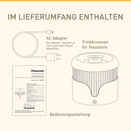 Panasonic CP-JNF01CW Smart Pet Feeder, Automatic Feeder, Cats & Small, Medium Dogs, 2.8 Litres, App Control, Level Monitoring, WiFi, Dishwasher Safe Bowl, Dual Stream, White Panasonic CP-JNF01CW Smart Pet Feeder, Automatic Feeder, Cats & Small, Medium Dogs, 2.8 Litres, App Control, Level Monitoring, WiFi, Dishwasher Safe Bowl, Dual Stream, White