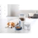 Panasonic CP-JNF01CW Smart Pet Feeder, Automatic Feeder, Cats & Small, Medium Dogs, 2.8 Litres, App Control, Level Monitoring, WiFi, Dishwasher Safe Bowl, Dual Stream, White