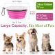 Pawaboo Foldable Dog Bowl, Pack of 2 450 ml Dog Travel Bowls, Portable Silicone Leak-Proof Drinking Bowl, Feeding Bowl with Lid and Carabiner for Dogs Cats Walks on the Go - Turquoise + Purple Pawaboo Foldable Dog Bowl, Pack of 2 450 ml Dog Travel Bowls, Portable Silicone Leak-Proof Drinking Bowl, Feeding Bowl with Lid and Carabiner for Dogs Cats Walks on the Go - Turquoise + Purple