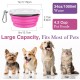 Pawaboo Foldable Dog Bowl, Pack of 2 450 ml Dog Travel Bowls, Portable Silicone Leak-Proof Drinking Bowl, Feeding Bowl with Lid and Carabiner for Dogs Cats Walks on the Go - Turquoise + Purple Pawaboo Foldable Dog Bowl, Pack of 2 450 ml Dog Travel Bowls, Portable Silicone Leak-Proof Drinking Bowl, Feeding Bowl with Lid and Carabiner for Dogs Cats Walks on the Go - Turquoise + Purple