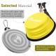 Pawaboo Foldable Dog Bowl, Pack of 2 450 ml Dog Travel Bowls, Portable Silicone Leak-Proof Drinking Bowl, Feeding Bowl with Lid and Carabiner for Dogs Cats Walks on the Go - Turquoise + Purple Pawaboo Foldable Dog Bowl, Pack of 2 450 ml Dog Travel Bowls, Portable Silicone Leak-Proof Drinking Bowl, Feeding Bowl with Lid and Carabiner for Dogs Cats Walks on the Go - Turquoise + Purple
