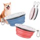 Pawaboo Foldable Dog Bowl, Pack of 2 450 ml Dog Travel Bowls, Portable Silicone Leak-Proof Drinking Bowl, Feeding Bowl with Lid and Carabiner for Dogs Cats Walks on the Go - Turquoise + Purple Pawaboo Foldable Dog Bowl, Pack of 2 450 ml Dog Travel Bowls, Portable Silicone Leak-Proof Drinking Bowl, Feeding Bowl with Lid and Carabiner for Dogs Cats Walks on the Go - Turquoise + Purple
