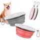 Pawaboo Foldable Dog Bowl, Pack of 2 450 ml Dog Travel Bowls, Portable Silicone Leak-Proof Drinking Bowl, Feeding Bowl with Lid and Carabiner for Dogs Cats Walks on the Go - Turquoise + Purple Pawaboo Foldable Dog Bowl, Pack of 2 450 ml Dog Travel Bowls, Portable Silicone Leak-Proof Drinking Bowl, Feeding Bowl with Lid and Carabiner for Dogs Cats Walks on the Go - Turquoise + Purple