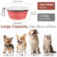 Pawaboo Foldable Dog Bowl, Pack of 2 450 ml Dog Travel Bowls, Portable Silicone Leak-Proof Drinking Bowl, Feeding Bowl with Lid and Carabiner for Dogs Cats Walks on the Go - Turquoise + Purple Pawaboo Foldable Dog Bowl, Pack of 2 450 ml Dog Travel Bowls, Portable Silicone Leak-Proof Drinking Bowl, Feeding Bowl with Lid and Carabiner for Dogs Cats Walks on the Go - Turquoise + Purple