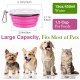Pawaboo Foldable Dog Bowl, Pack of 2 450 ml Dog Travel Bowls, Portable Silicone Leak-Proof Drinking Bowl, Feeding Bowl with Lid and Carabiner for Dogs Cats Walks on the Go - Turquoise + Purple Pawaboo Foldable Dog Bowl, Pack of 2 450 ml Dog Travel Bowls, Portable Silicone Leak-Proof Drinking Bowl, Feeding Bowl with Lid and Carabiner for Dogs Cats Walks on the Go - Turquoise + Purple
