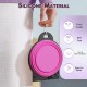 Pawaboo Foldable Dog Bowl, Pack of 2 450 ml Dog Travel Bowls, Portable Silicone Leak-Proof Drinking Bowl, Feeding Bowl with Lid and Carabiner for Dogs Cats Walks on the Go - Turquoise + Purple Pawaboo Foldable Dog Bowl, Pack of 2 450 ml Dog Travel Bowls, Portable Silicone Leak-Proof Drinking Bowl, Feeding Bowl with Lid and Carabiner for Dogs Cats Walks on the Go - Turquoise + Purple